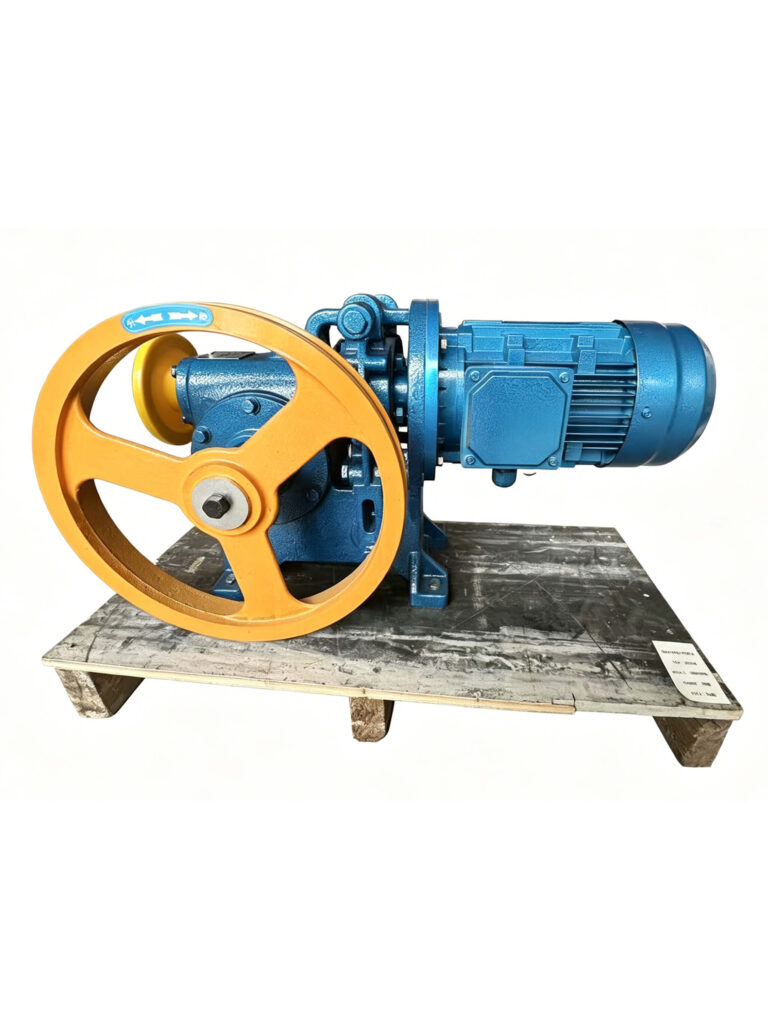 TM-001 0.75kW 1.1kW 1.5kW Durable Elevator Traction Machine For Dumbwaiter Lift