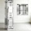 rc-b003-dumbwaiter-70x70x80cm-0 RC-B003 100kg 0.75kW Dumbwaiter Lift | 70x70x80cm Rear Counterweight
