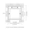 rc-b004-dumbwaiter-80x80x80cm-3 RC-B004 100kg 0.75kW Dumbwaiter Lift | 80x80x80cm Rear Counterweight
