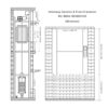 rc-b006-dumbwaiter-80x80x120cm-4 RC-B006 200kg 1.1kW Dumbwaiter Lift | 80x80x120cm Rear Counterweight