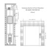 rc-b008-dumbwaiter-100x100x120cm-4 RC-B008 250kg 1.5kW Dumbwaiter Lift | 100x100x120cm Rear Counterweight