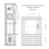 SC-A002 100kg 0.75kW Dumbwaiter Lift | 60x70x80cm Side Counterweight