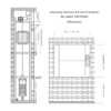 SC-A003 100kg 0.75kW Dumbwaiter Lift | 70x70x80cm Side Counterweight