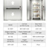 sc-a007-dumbwaiter-80x100x120cm-2 SC-A007 200kg 1.1kW Dumbwaiter Lift | 80×100×120cm Side Counterweight