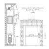 sc-a007-dumbwaiter-80x100x120cm-4 SC-A007 200kg 1.1kW Dumbwaiter Lift | 80×100×120cm Side Counterweight