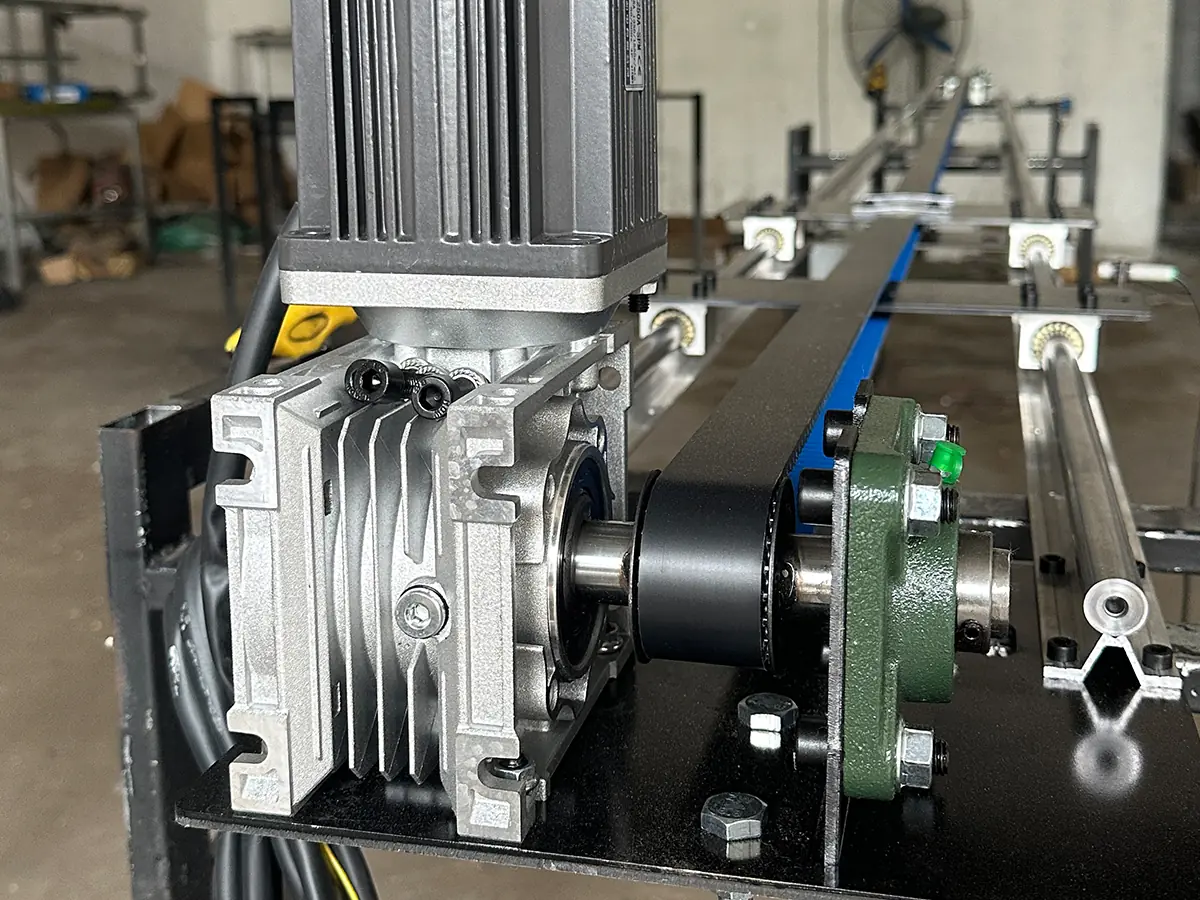 Testing a ServLifts dumbwaiter before shipment