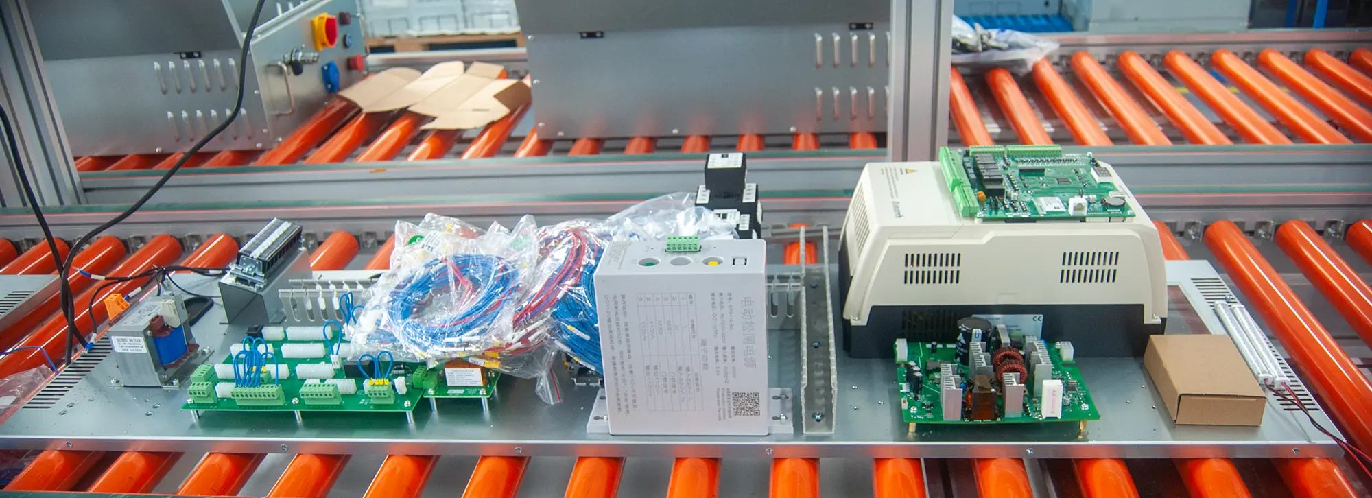 Dumbwaiter spare parts: control board, contactor and wiring harness for ServLifts food lifts