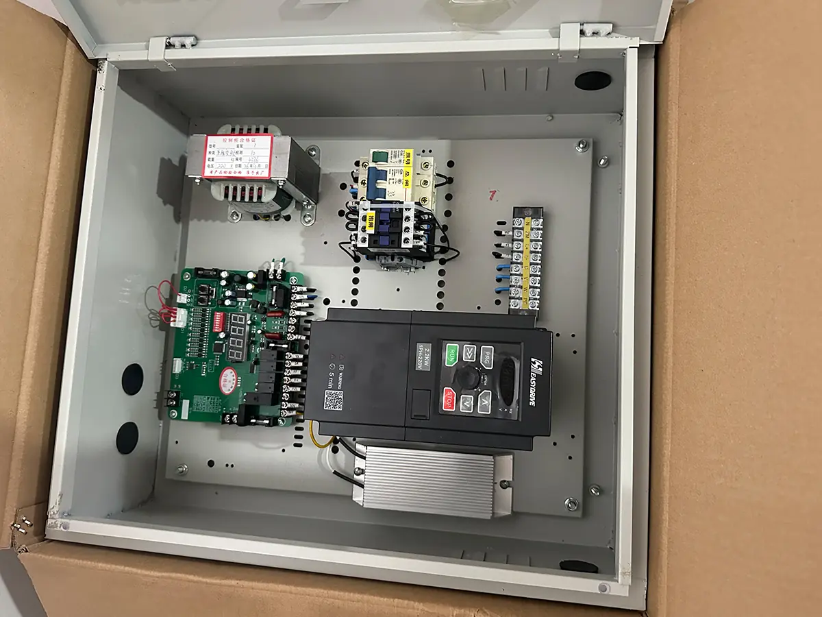 Dumbwaiter dimensions - control panel for shaft installation