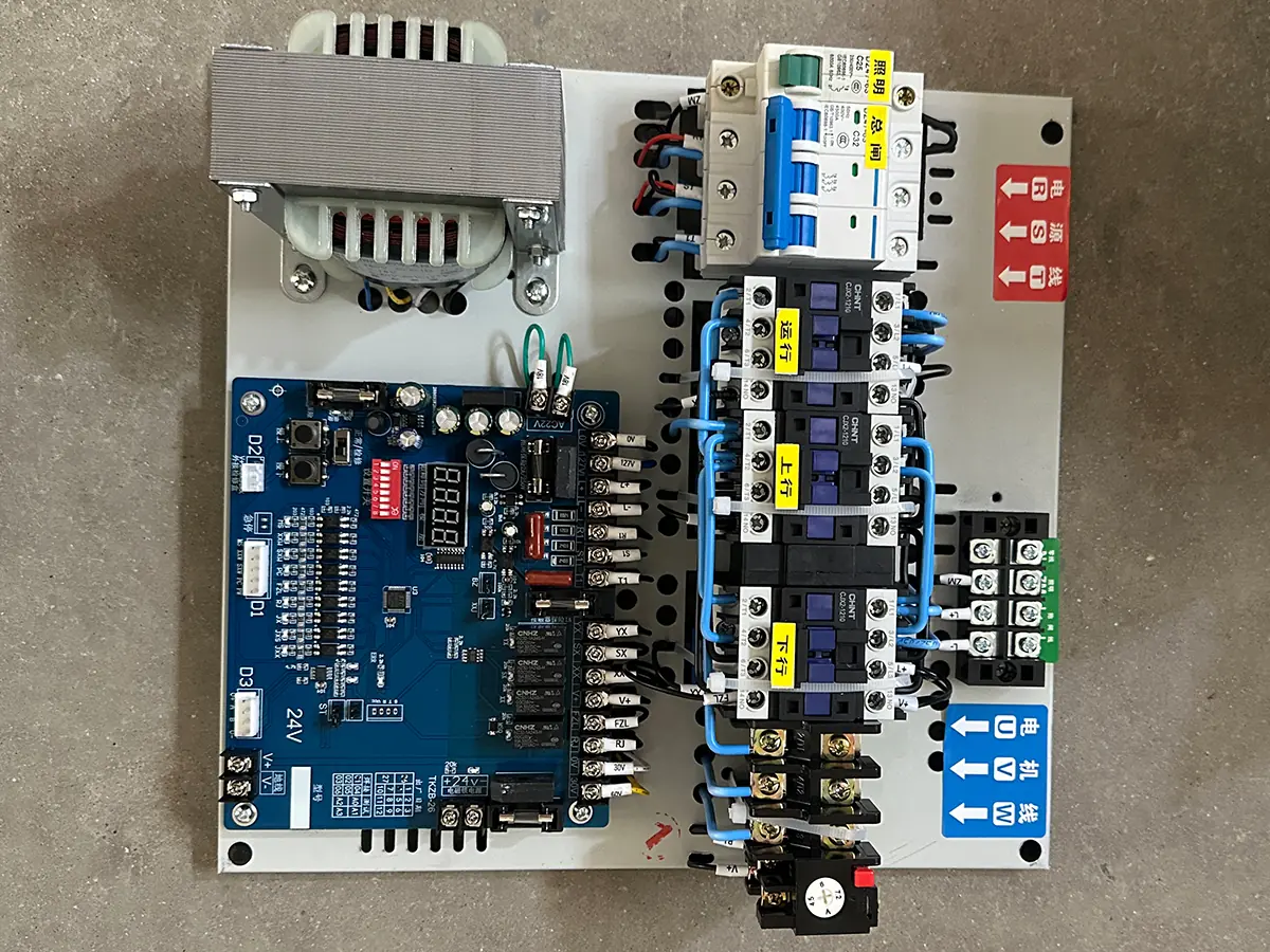 Dumbwaiter installation cost - control system at the factory