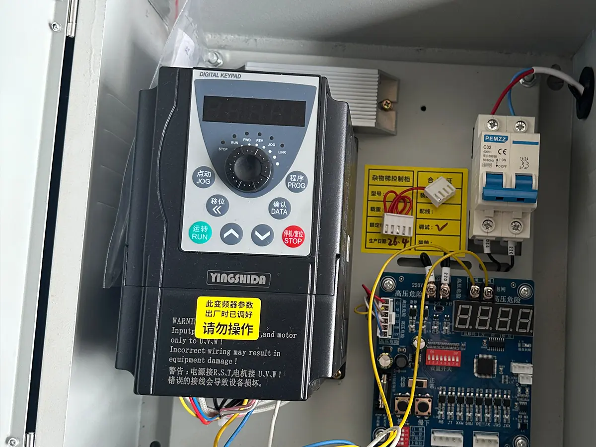 Dumbwaiter installation cost - control system wiring