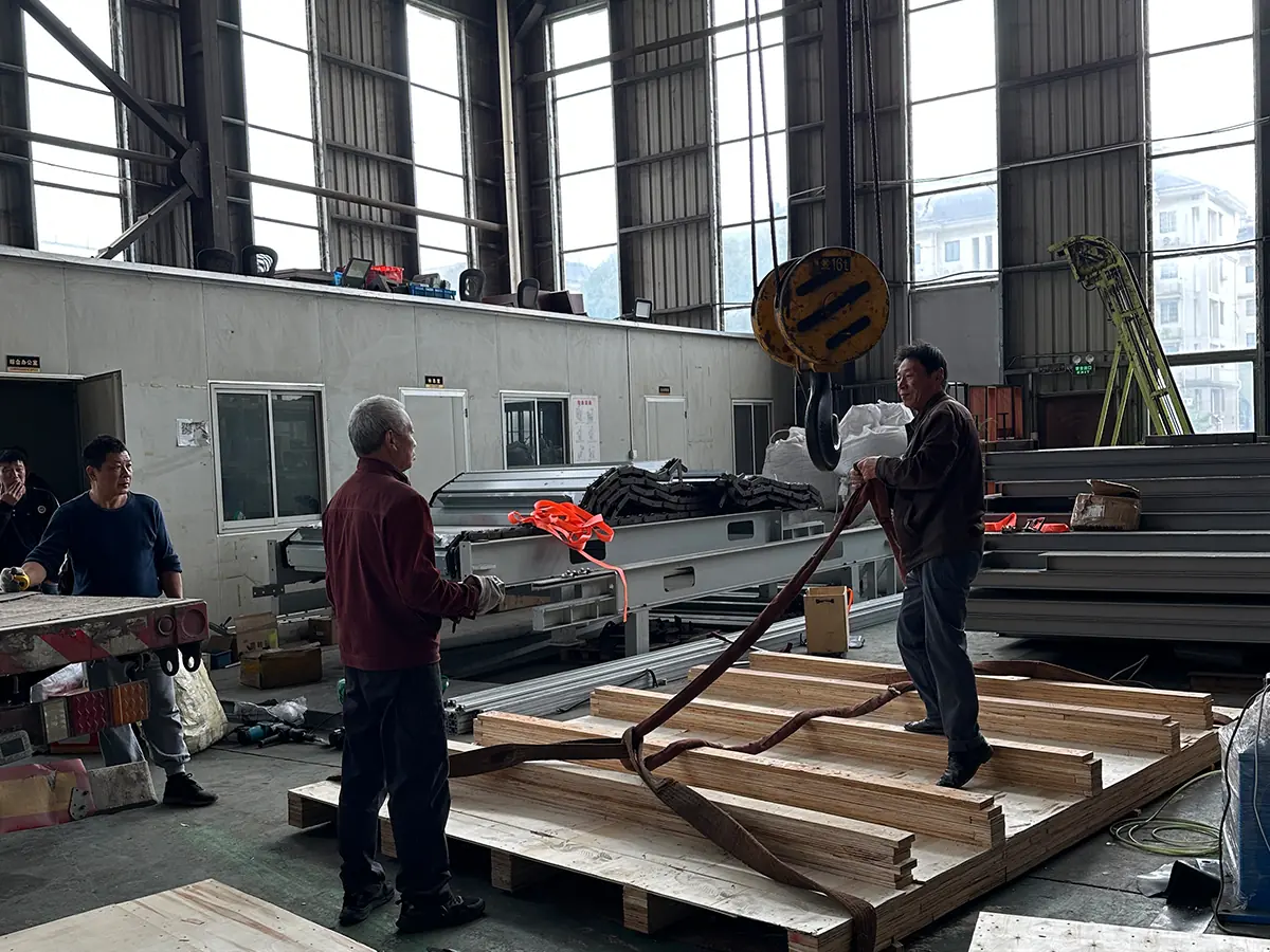 Hoisting a dumbwaiter for export to Latin America - ServLifts